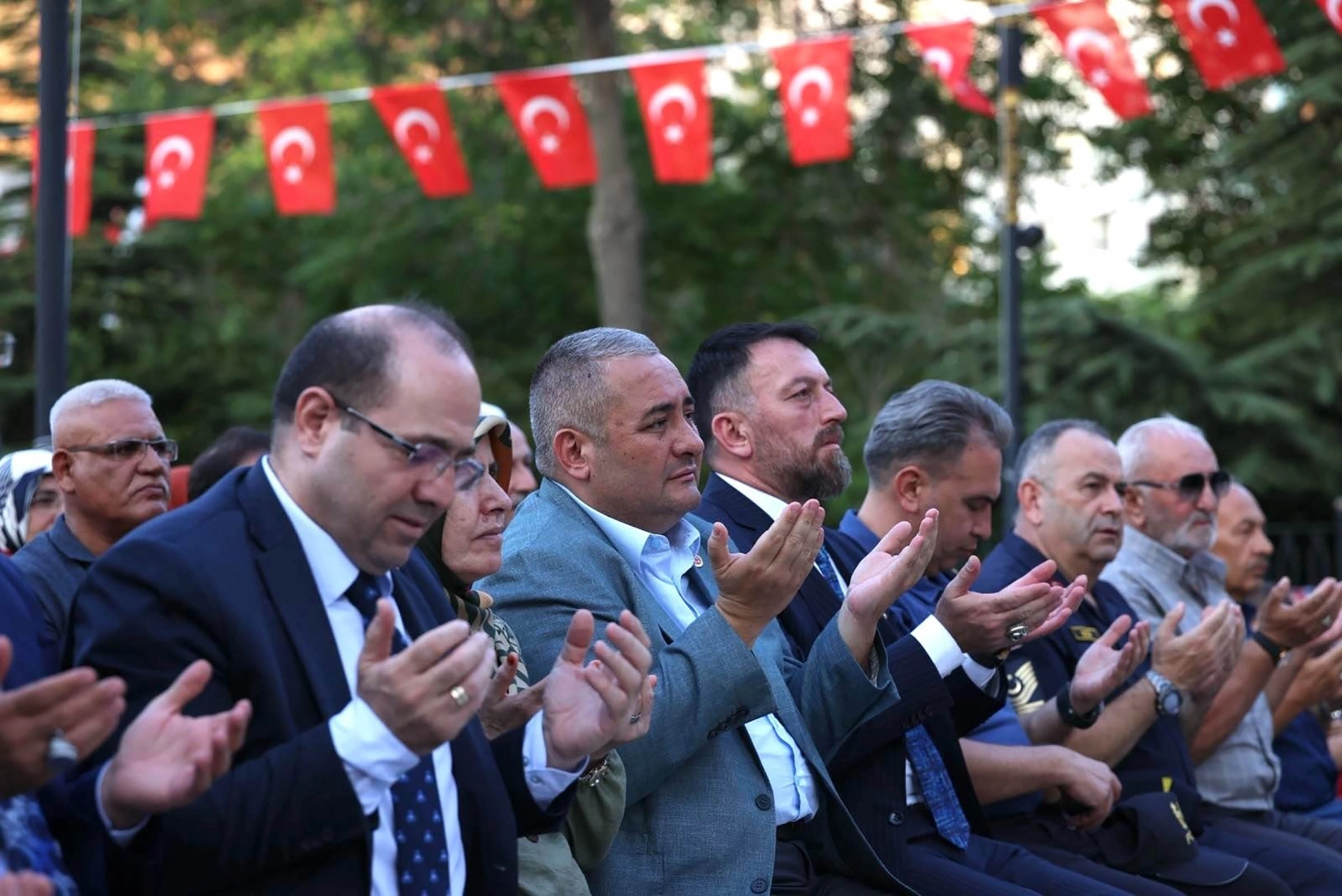 Ankara’nın Keçiören ilçesinde 15 Temmuz Demokrasi ve Milli Birlik Günü’nde