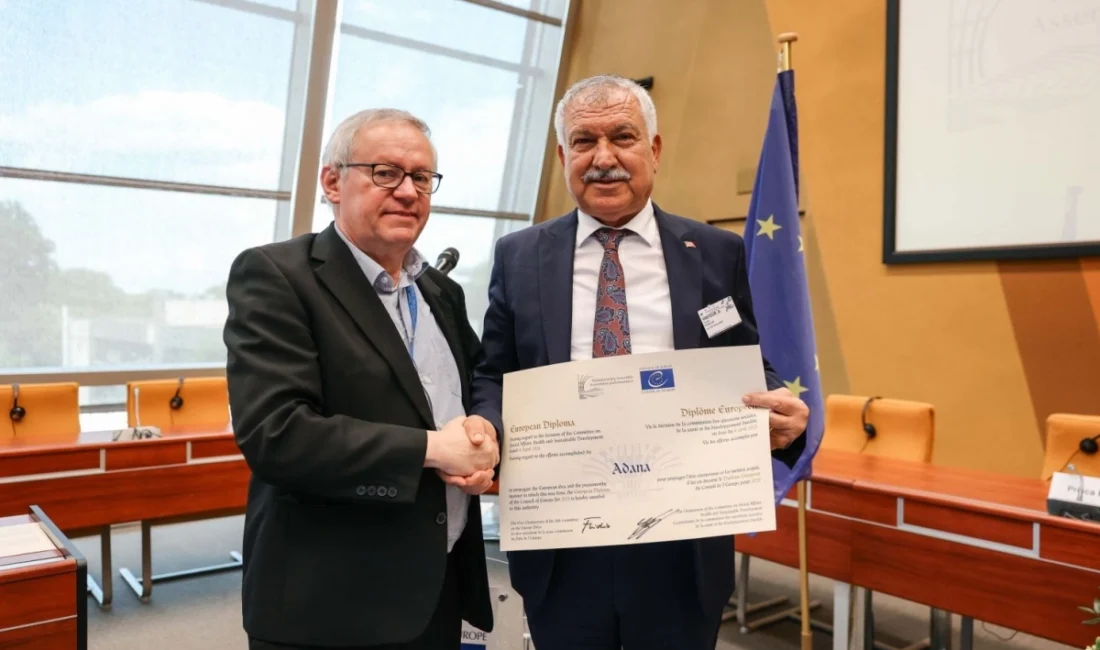 Adana Büyükşehir Belediye Başkanı Zeydan Karalar, Avrupa Parlamenter Meclisi’nde Adana’yı
