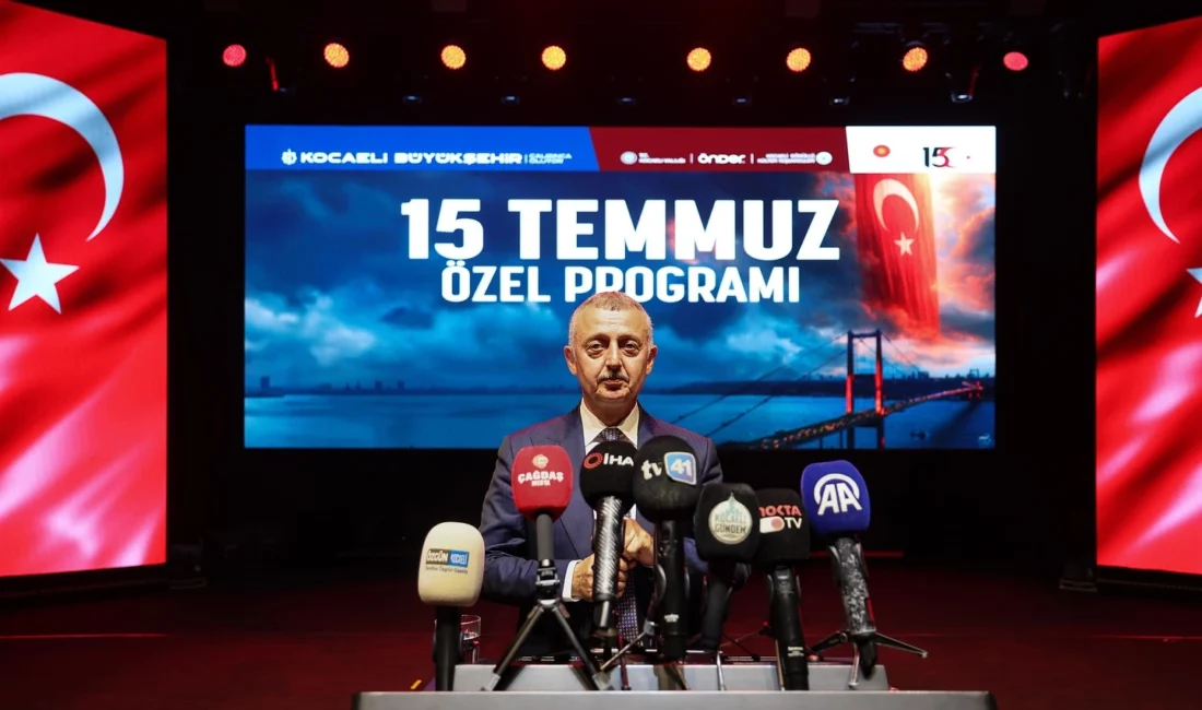 Hain darbe girişiminin yıl dönümünde konuşan Kocaeli Büyükşehir Belediye Başkanı