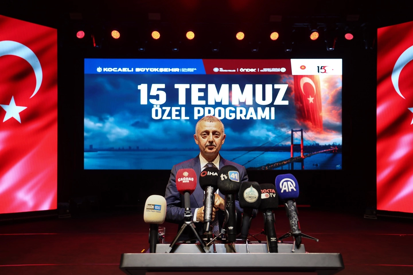 Hain darbe girişiminin yıl dönümünde konuşan Kocaeli Büyükşehir Belediye Başkanı