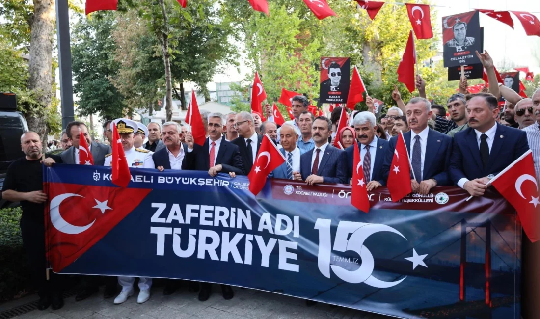 Kocaeli Valiliği, Kocaeli Büyükşehir Belediyesi ve sivil toplum kuruluşlarının 15