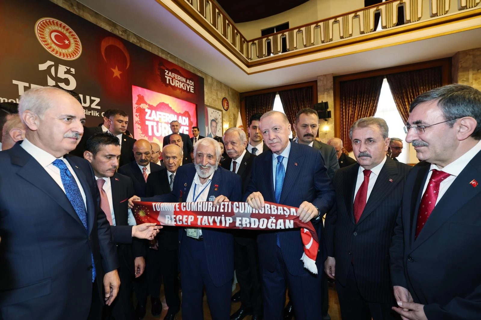 Cumhurbaşkanı Recep Tayyip Erdoğan, 15 Temmuz Demokrasi ve Milli Birlik