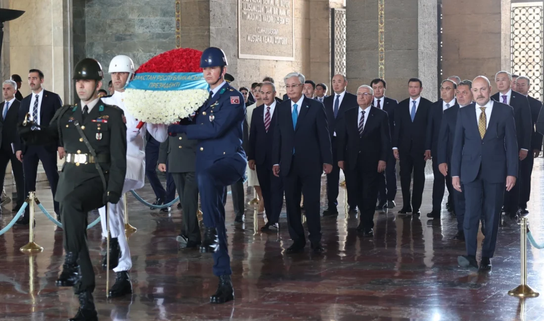 Cumhurbaşkanı Erdoğan’ın davetlisi olarak Türkiye’ye gelen Kazakistan Cumhurbaşkanı Kasım Cömert