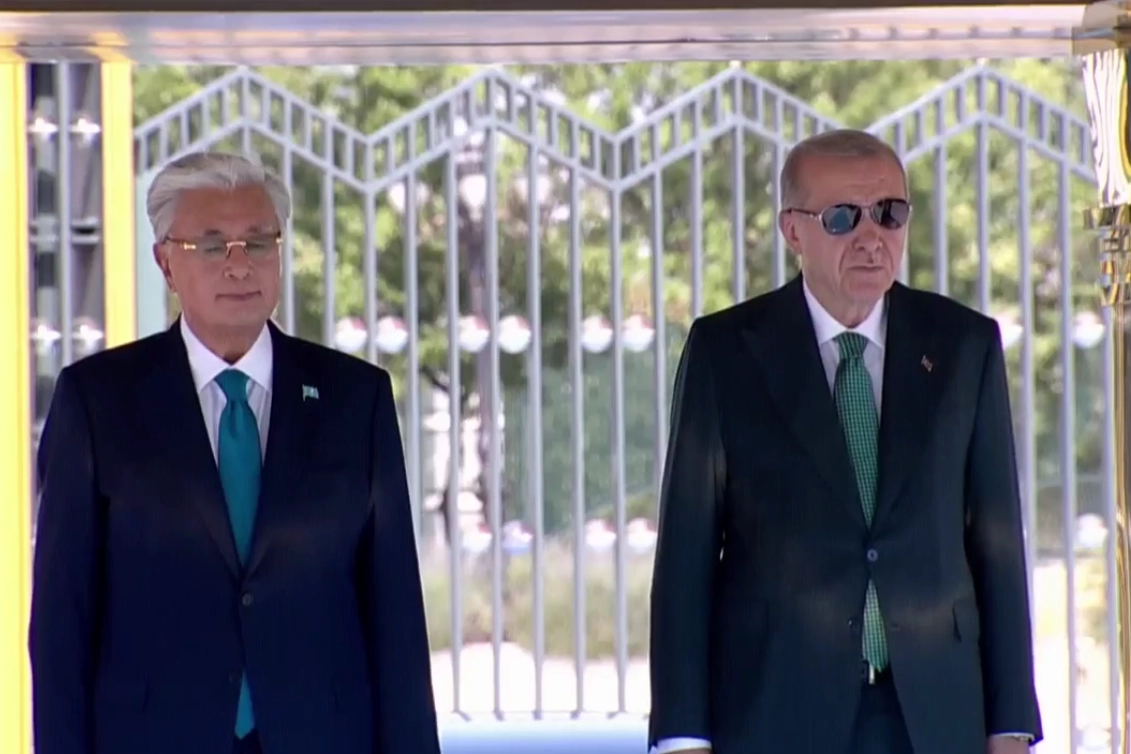 Cumhurbaşkanı Recep Tayyip Erdoğan, resmi temaslar için Türkiye’ye gelen Kazakistan
