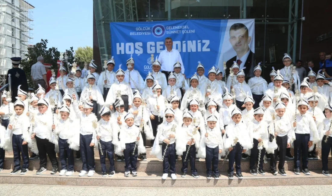 Kocaeli’de Gölcük Belediyesi Geleneksel Sünnet Şöleni’nde bu yıl 83 çocuğun