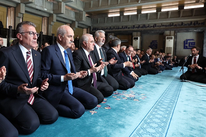 Türkiye Büyük Millet Meclisi (TBMM) Başkanı Numan Kurtulmuş, 15 Temmuz