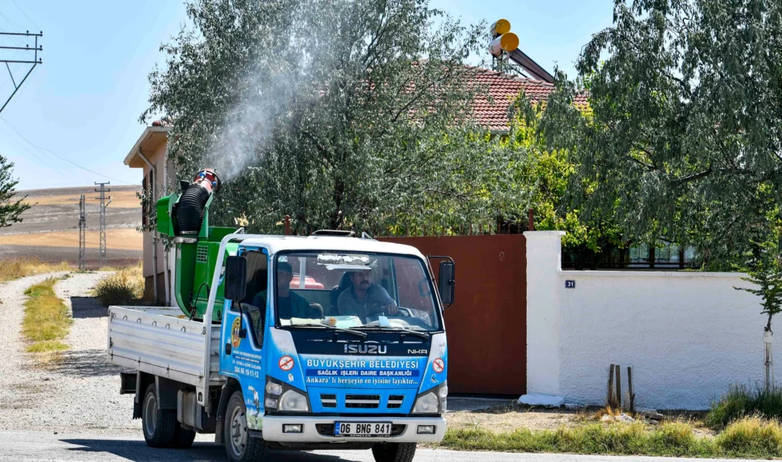 Ankara Büyükşehir Belediyesi, hava sıcaklığının artması nedeniyle Başkent genelinde üreyen