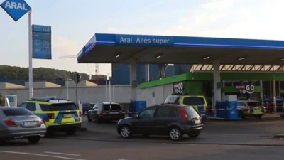 Almanya’nın Völklingen kentinde 34 yaşındaki bir polis başkomiseri, soygun girişimi