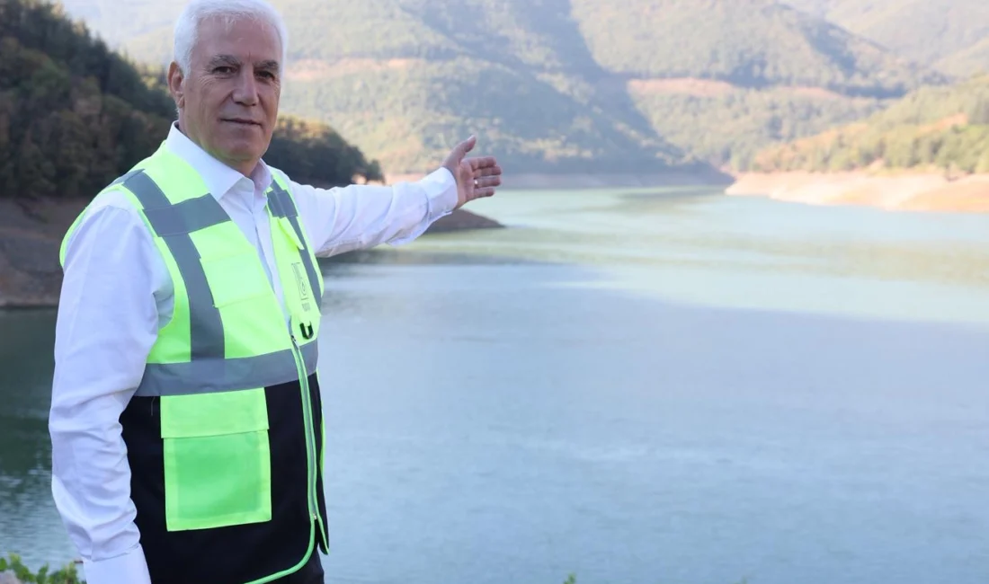Bursa’da Nilüfer Barajı’nın tamamen kuruduğu, Doğancı Barajı’nın kritik seviyelere indiği