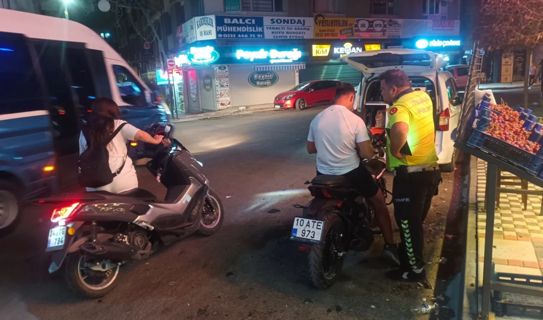 Edirne’de Keşan İlçe Emniyet Müdürlüğü trafik ekipleri, araç ve motosiklet