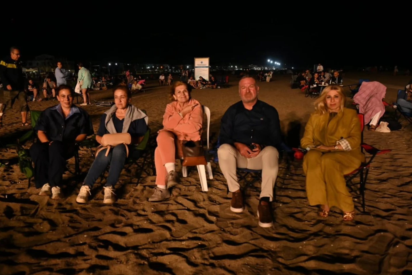Bursa’da Karacabey Belediyesi’nin Longoz Fest kapsamındaki “Perseid Meteor Yağmuru” etkinliği,