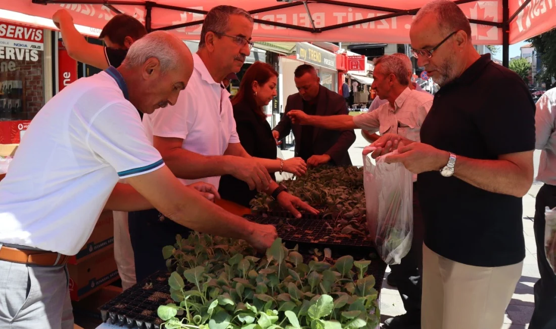 Kocaeli’de İzmit Belediyesi, kent genelinde tarımsal üretimi teşvik etmek ve