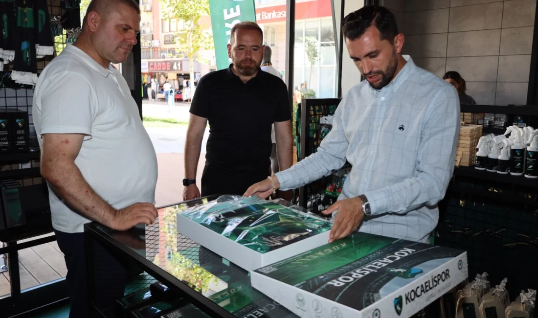 Kocaeli Büyükşehir Belediyesi, Kocaelispor ürünlerinin satış noktalarını şehrin üç merkezi