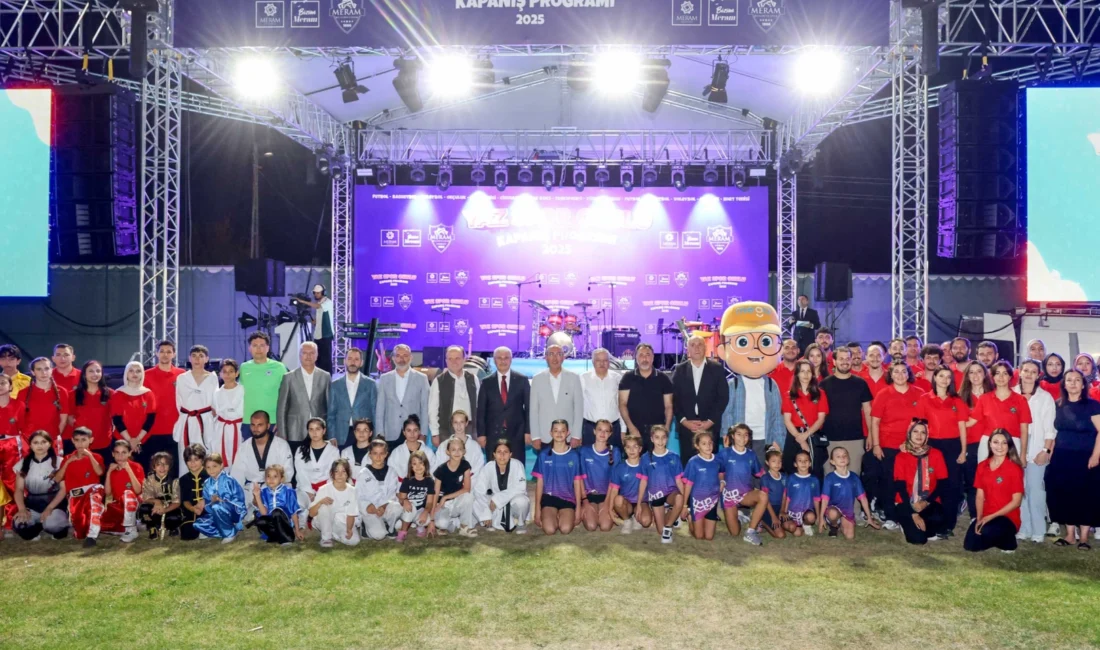 Konya Meram Belediyesi’nin düzenlediği Yaz Spor Okulları, 14 branşta 13