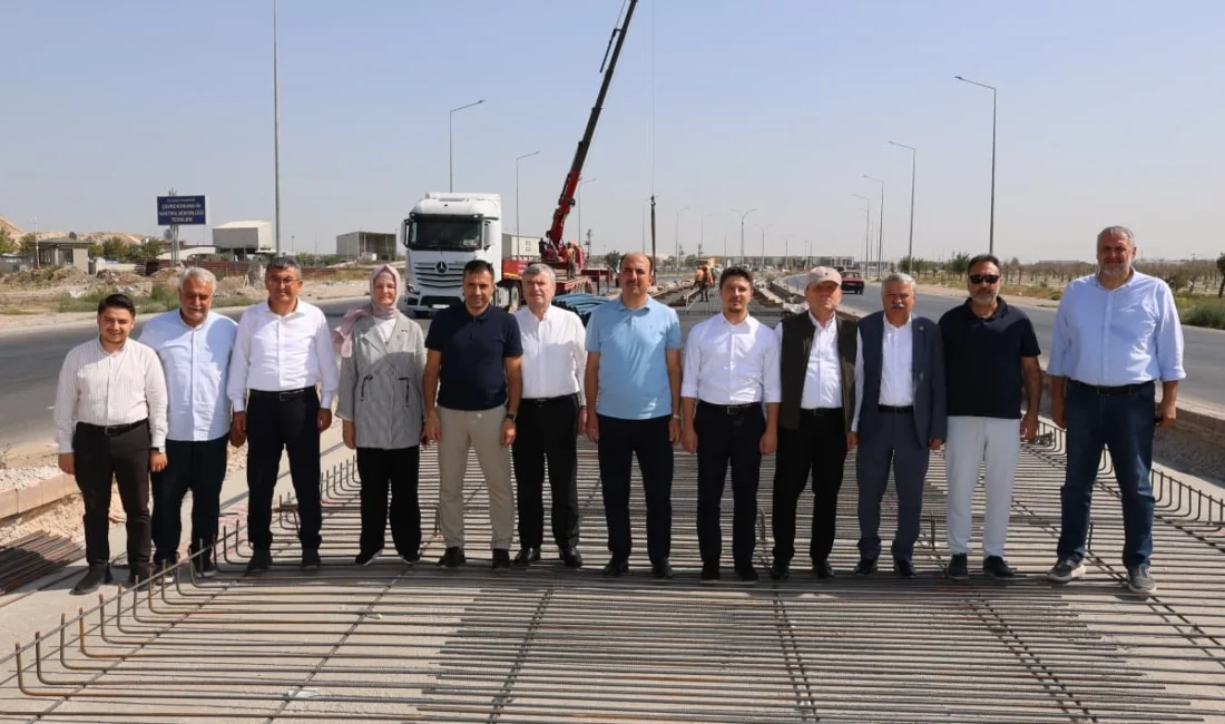 Konya’da kent içi ulaşımı rahatlatacak önemli bir yatırımda çalışmalar hızla