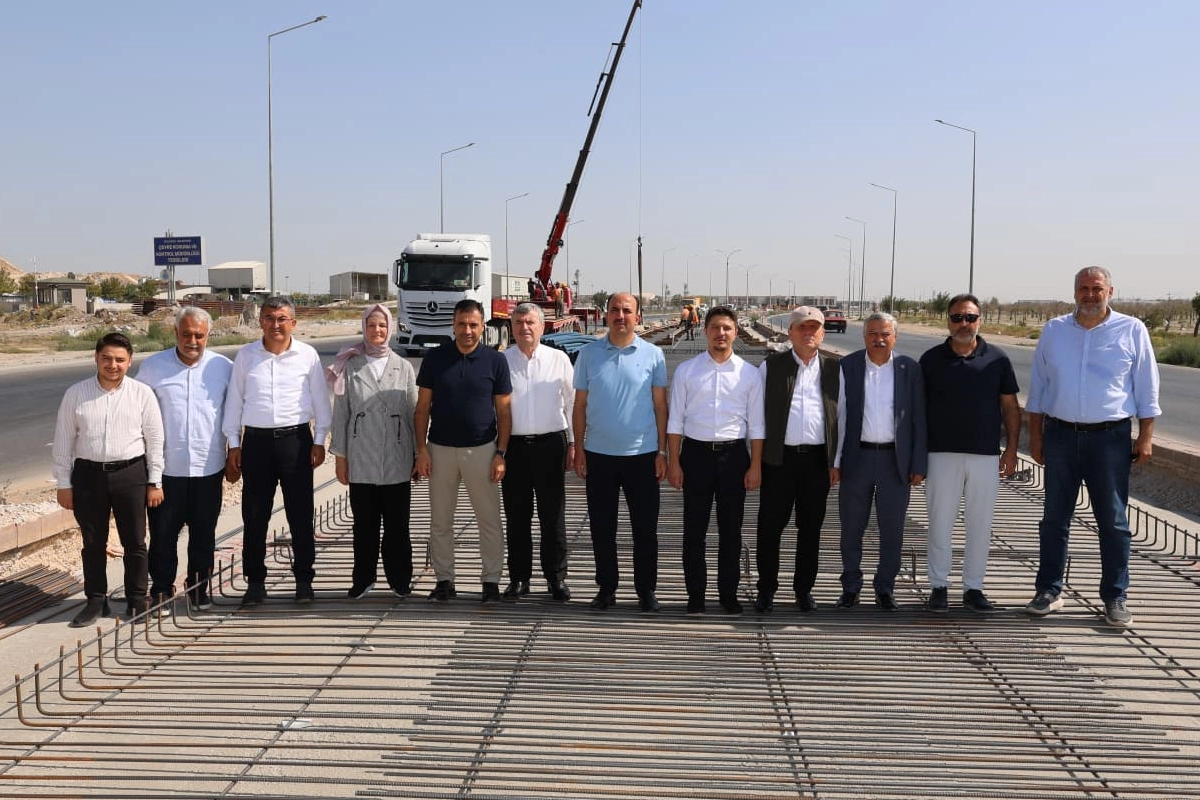 Konya’da kent içi ulaşımı rahatlatacak önemli bir yatırımda çalışmalar hızla