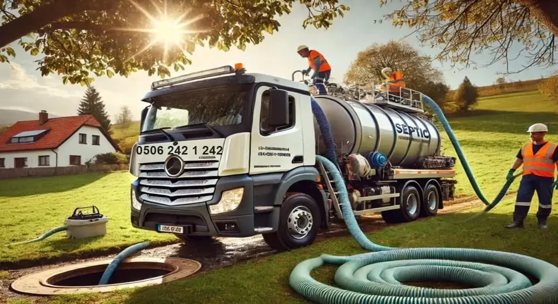 Antalya'da yaşam alanlarının güvenliği ve temizliği için vidanjör hizmetleri büyük