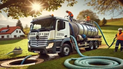 Antalya'da yaşam alanlarının güvenliği ve temizliği için vidanjör hizmetleri büyük