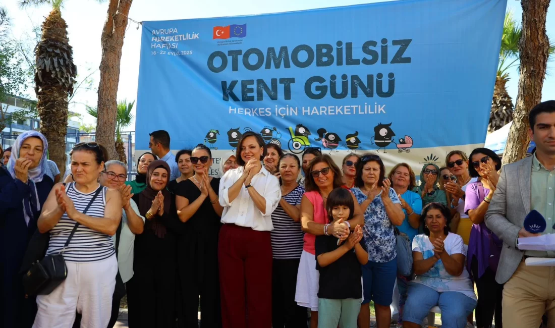 Avrupa Hareketlilik Haftası kapsamında Karabağlar Belediyesi tarafından düzenlenen Otomobilsiz Kent