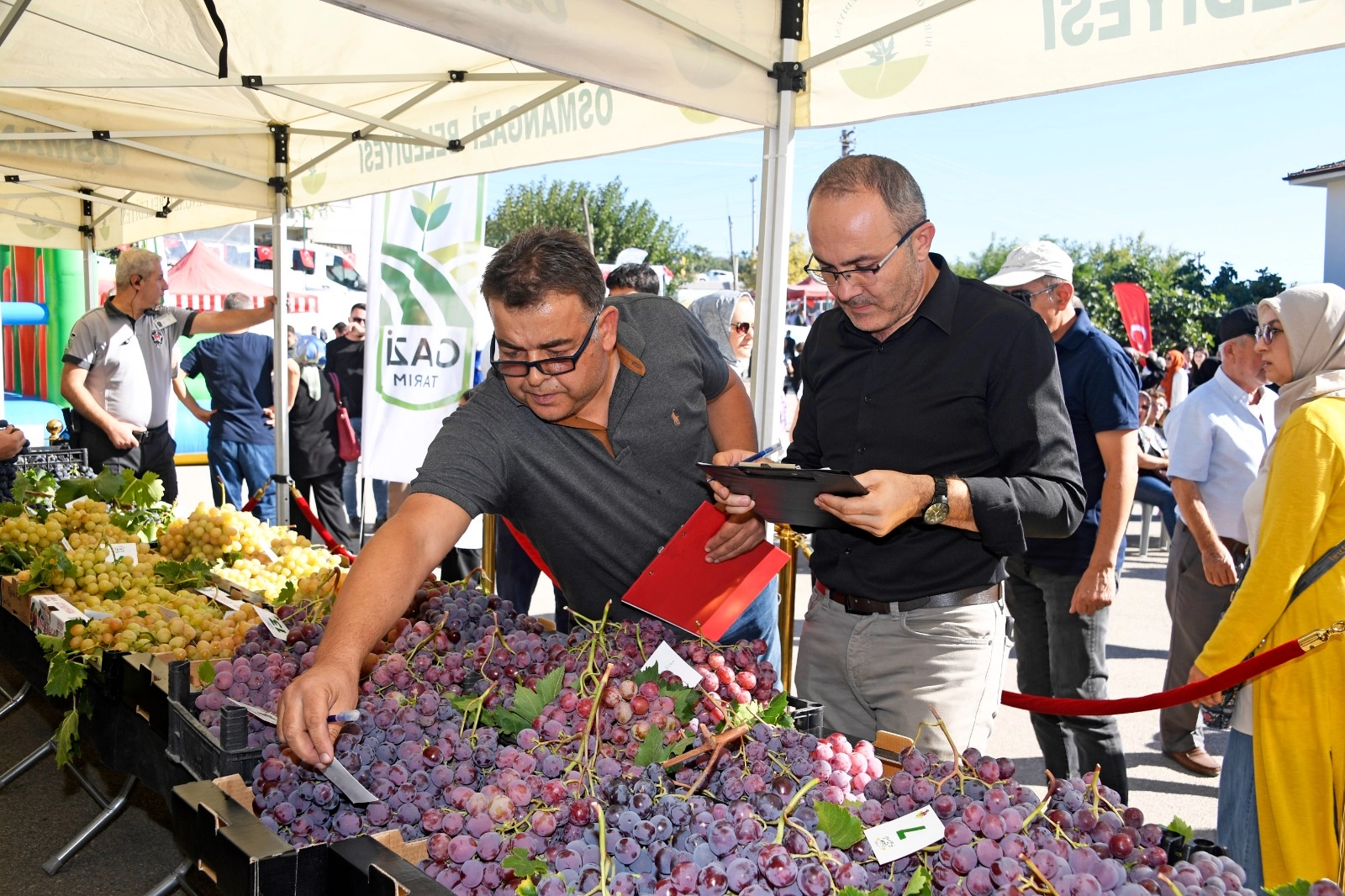 Bursa Osmangazi Belediyesi, ilçede yetişen bir birinden değerli tarım ürünlerine