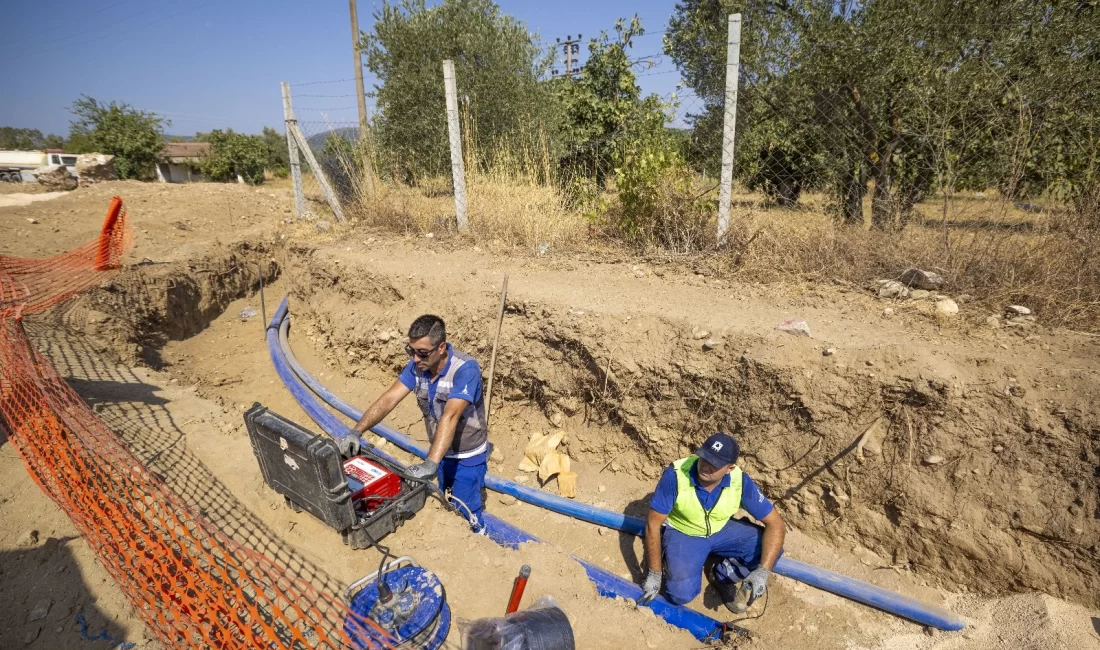 İZSU Genel Müdürlüğü, Tire’nin Çayırlı Mahallesi’nde 4,5 kilometrelik içme suyu