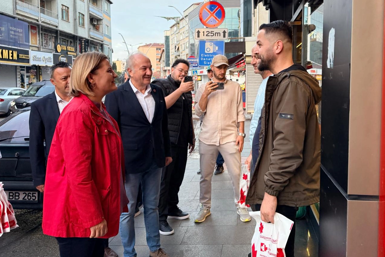İzmit Belediye Başkanı Fatma Kaplan Hürriyet, sabahın erken saatlerinde Üçyol