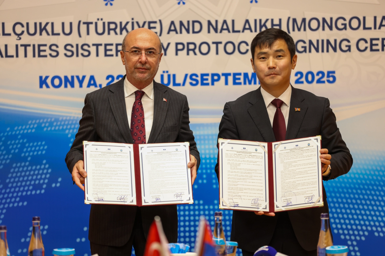 Konya Selçuklu Belediyesi ile Moğolistan’ın Nalaikh Belediyesi arasında ‘Kardeş Belediye Protokolü’
