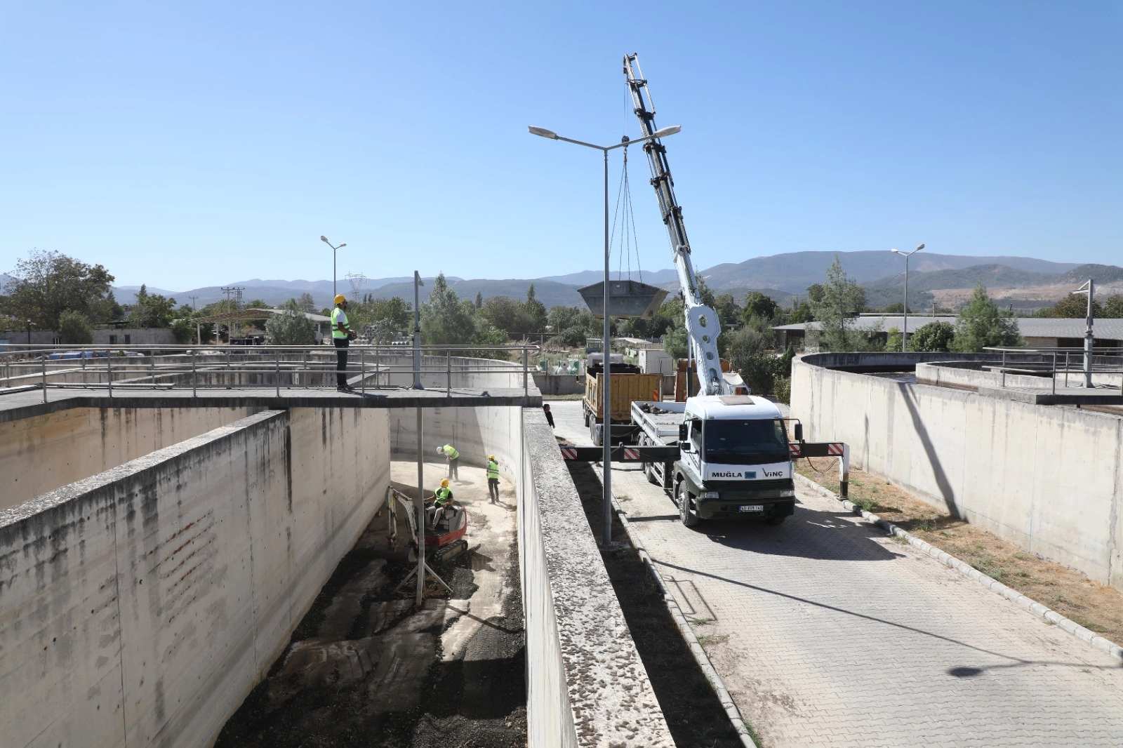 MUSKİ Genel Müdürlüğü, kış mevsiminin yaklaşmasıyla birlikte Yatağan Atıksu Arıtma