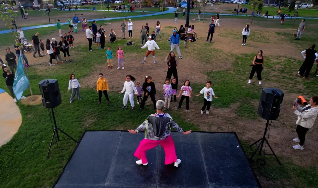 Bursa’da Nilüfer Belediyesi, Avrupa Hareketlilik Haftası kapsamında 23 Nisan Parkı’nda