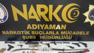 Adıyaman İl Emniyet Müdürlüğü ekipleri, kent genelinde uyuşturucu ve asayiş