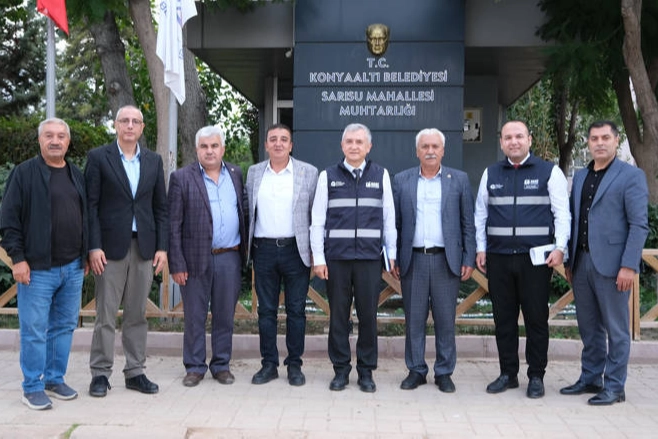 Antalya Büyükşehir Belediyesi ASAT Genel Müdürü Cengiz Gülebay, Konyaaltı ilçesinde