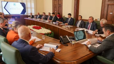 Bilecik Valisi Faik Oktay Sözer başkanlığında; Vali Yardımcıları, Kaymakamlar, İl