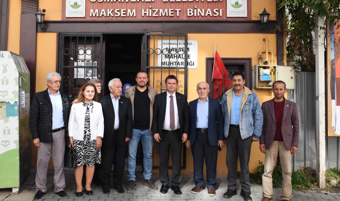 Bursa’da Osmangazi ilçesinde her Cuma günü bir mahalleyi ziyaret ederek