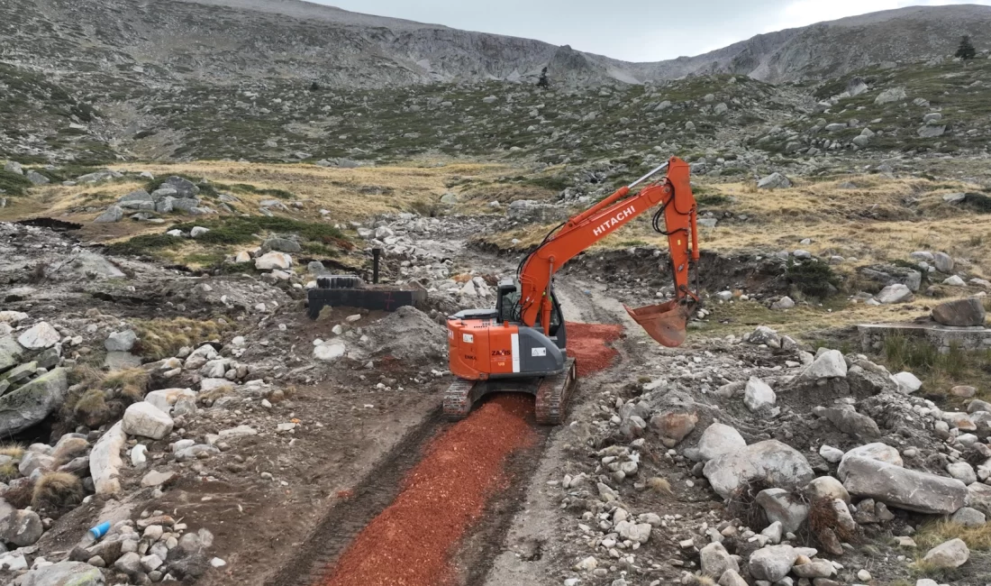 Büyükşehir Belediyesi tarafından Uludağ’ın Kırkpınar bölgesinde ömrünü tamamlayan 32 yıllık