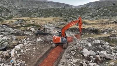 Büyükşehir Belediyesi tarafından Uludağ’ın Kırkpınar bölgesinde ömrünü tamamlayan 32 yıllık