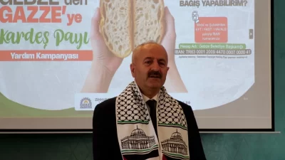 Gebze Belediye Başkanı Zinnur Büyükgöz, Gazze’de yaşanan insani krize dikkat
