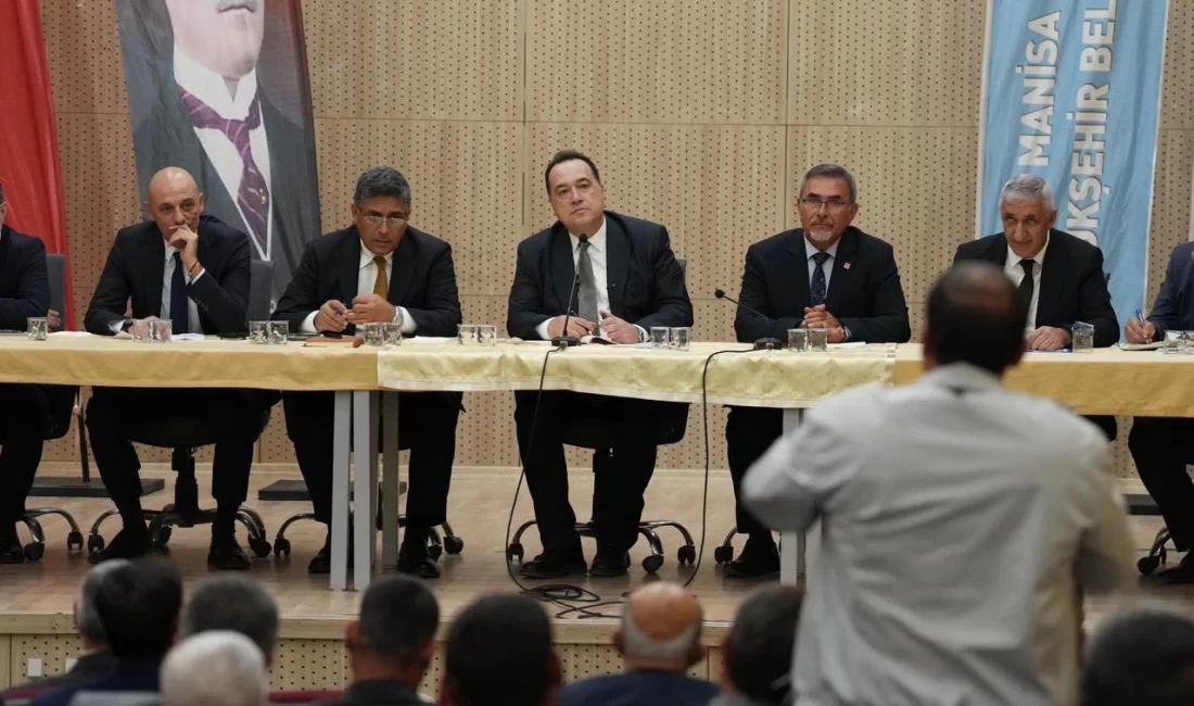 Manisa Büyükşehir Belediye Başkanı Besim Dutlulu, Selendi ilçesinde mahalle muhtarları,