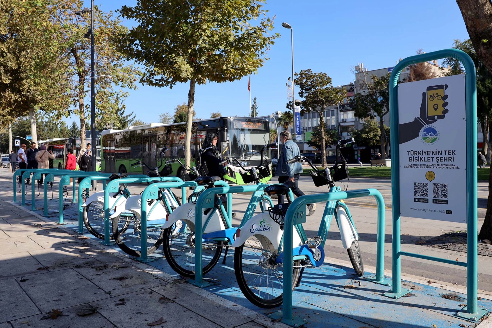 Sakarya Büyükşehir Belediyesi’nin çevreci ulaşım vizyonu doğrultusunda hayata geçirdiği Sakarya