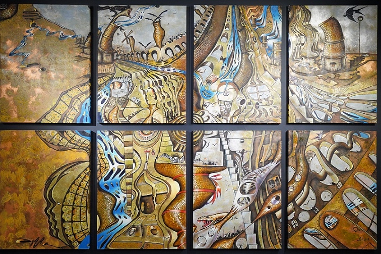 İstanbul’da “Su Akar Yatağını Bulur” adlı resim sergisi Beylikdüzü Belediyesi’nin