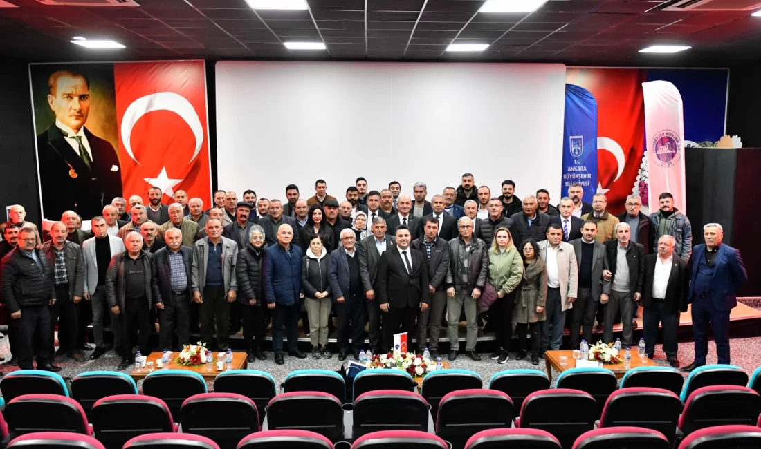 Kırsal kalkınma projeleriyle Türkiye’ye örnek olan Ankara Büyükşehir Belediyesi (ABB),