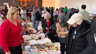 Birleşmiş Milletler’de düzenlenen UN Women’s Guild yılbaşı kermesinde Türkiye standı,