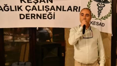 Edirne’de 5 Mayıs 2025 tarihinde kurulan Keşan Sağlık Çalışanları Derneği,