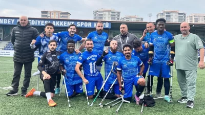 Ampute Futbol Süper Ligi’nde mücadele eden Gebze Belediyesi Ampute Futbol