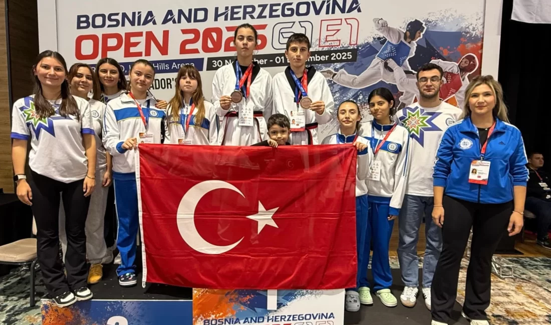 Saraybosna’da düzenlenen “World Taekwondo Bosnia and Herzegovina Open E1” turnuvasında