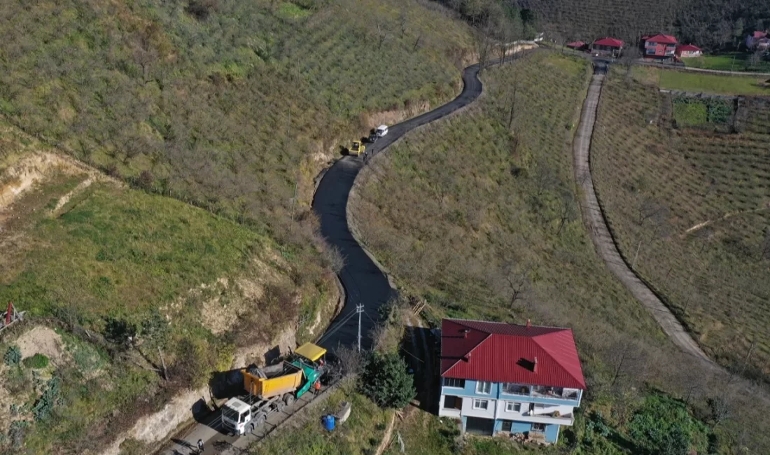 Türkiye’nin kırsal yol ağı en geniş ili Ordu’da hayata geçirdiği
