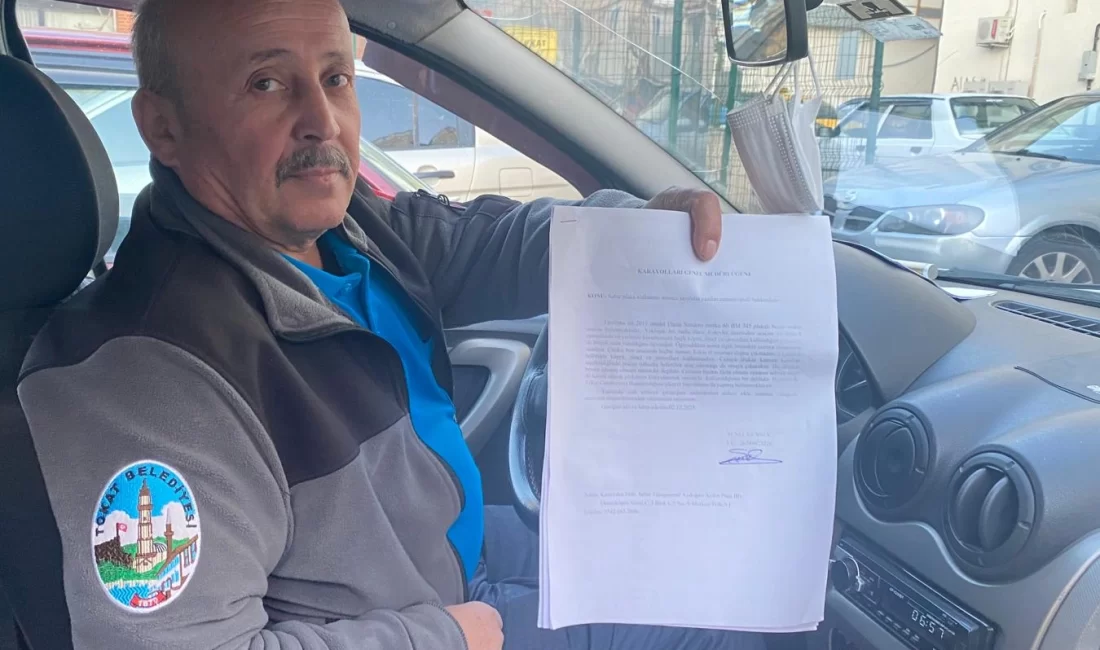 Tokat’ta şehir içi özel halk otobüsü şoförü olarak görev yapan