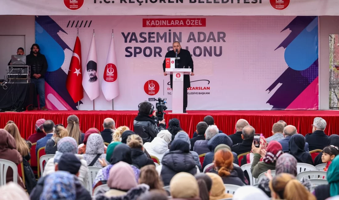 Keçiören Belediyesi tarafından kapsamlı yenileme çalışmaları yapılan Yasemin Adar Spor