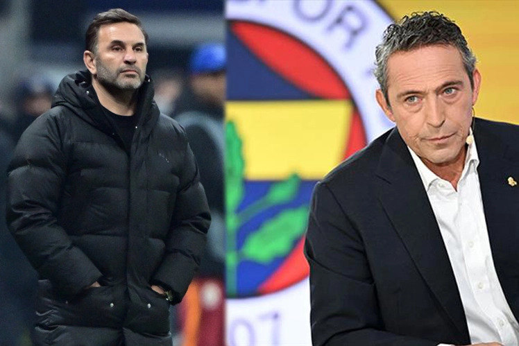 Fenerbahçe eski Başkanı Ali Koç ile Galatasaray Teknik Direktörü Okan