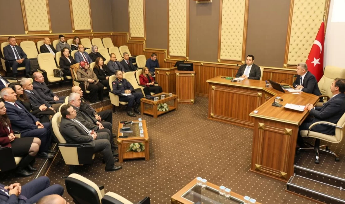 Artvin’de “Bağımlılıkla Mücadele İl Koordinasyon Kurulu” toplantısında bağımlılıkla mücadelede atılan