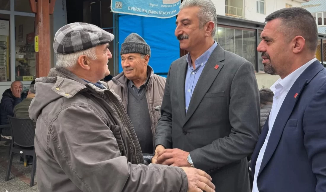 CHP Bursa İl Başkanı Nihat Yeşiltaş, İznik’te esnaf ve mahalle